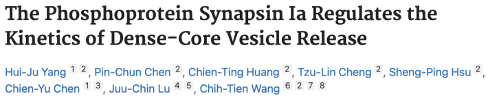 The Phosphoprotein Synapsin Ia Regulates the Kinetics of Dense-Core Vesicle Release